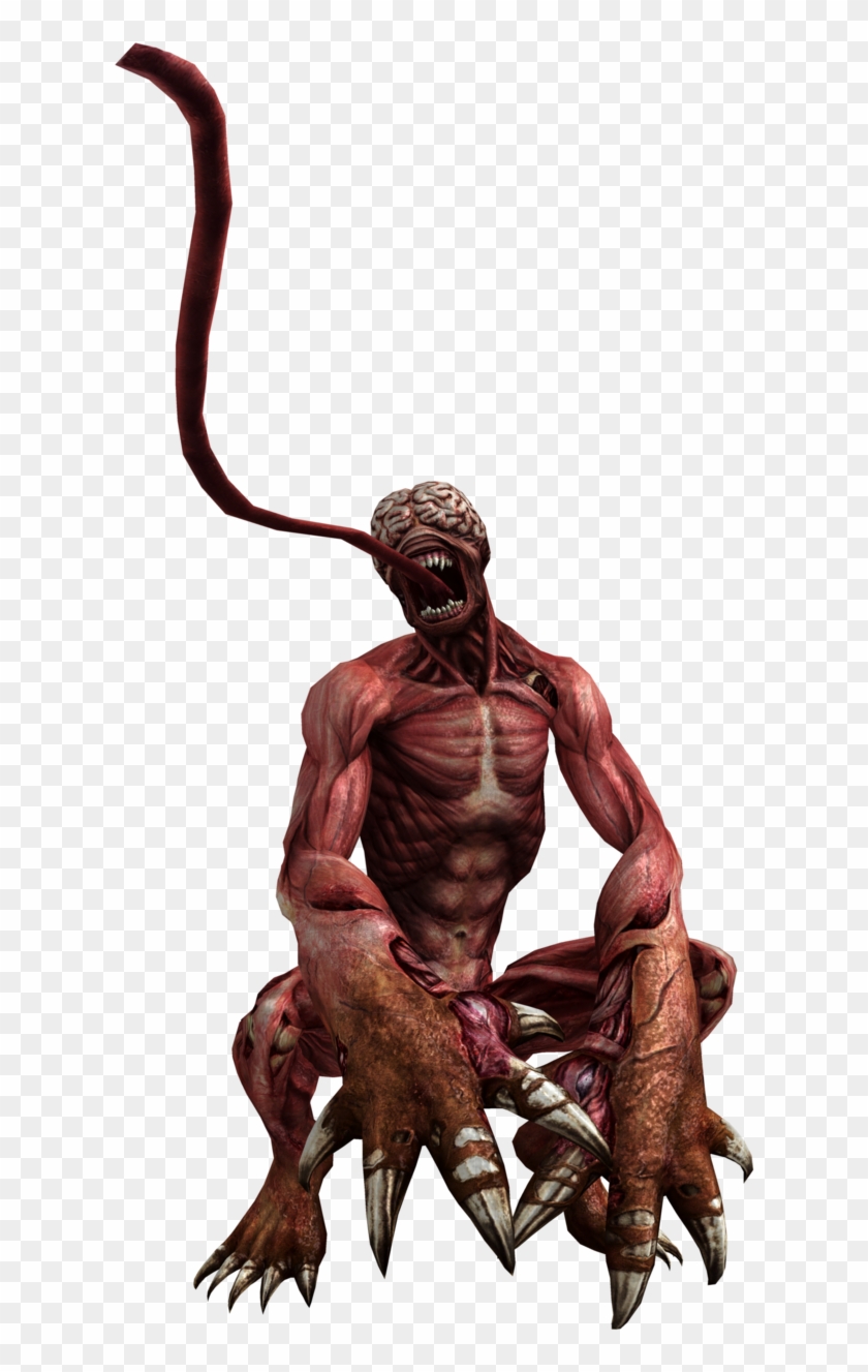En La Primera Entrega De La Saga, El Villano/traidor - Resident Evil 0 Licker Clipart