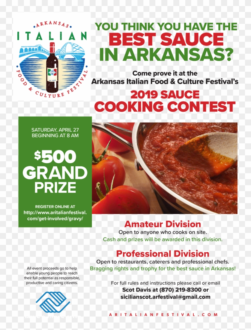 Gravy/sauce Competition - Flyer Clipart