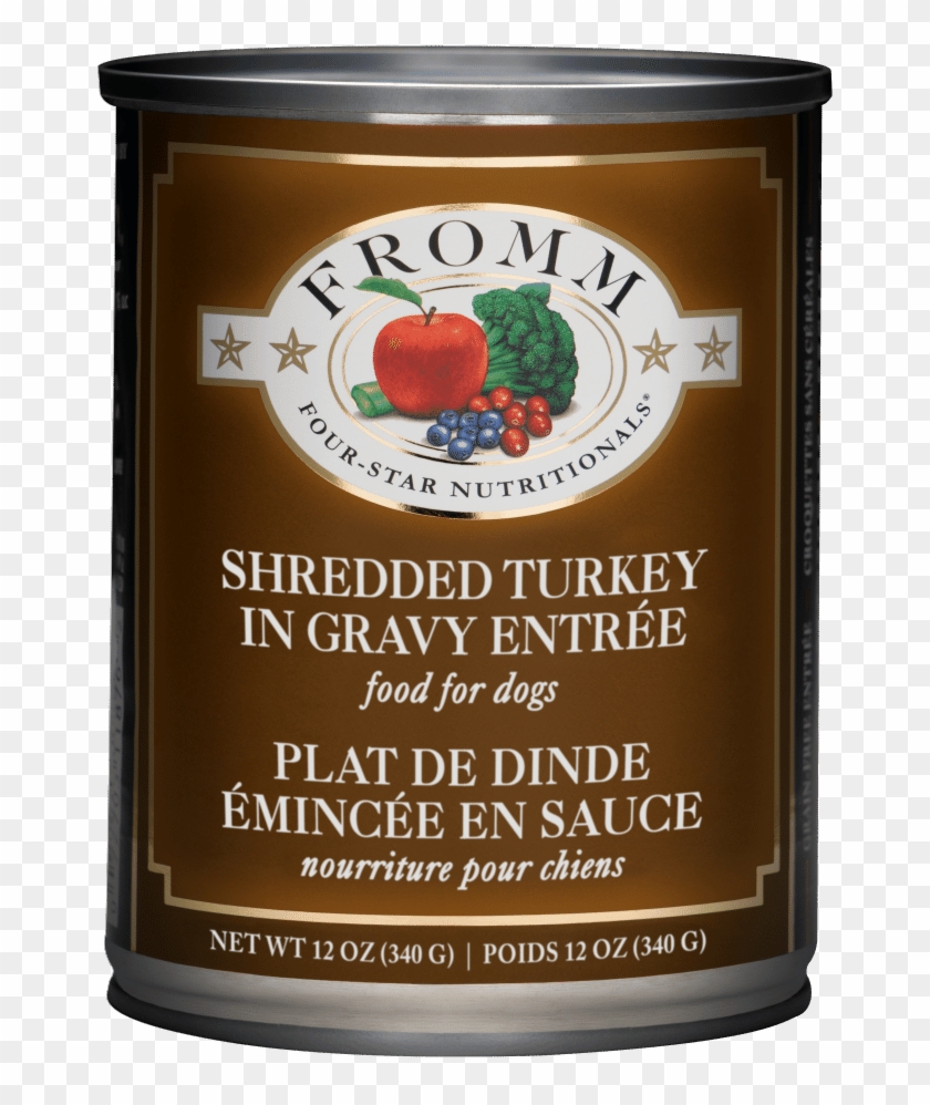 Fromm Four Star Shredded Turkey In Gravy Entree Canned - Fromm Dog Food Clipart #4996644