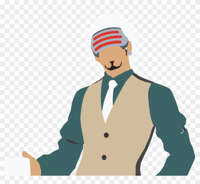 Clip Freeuse Ace Attorney Trials And Tribulations By - Godot Phoenix Wright - Png Download #4996711