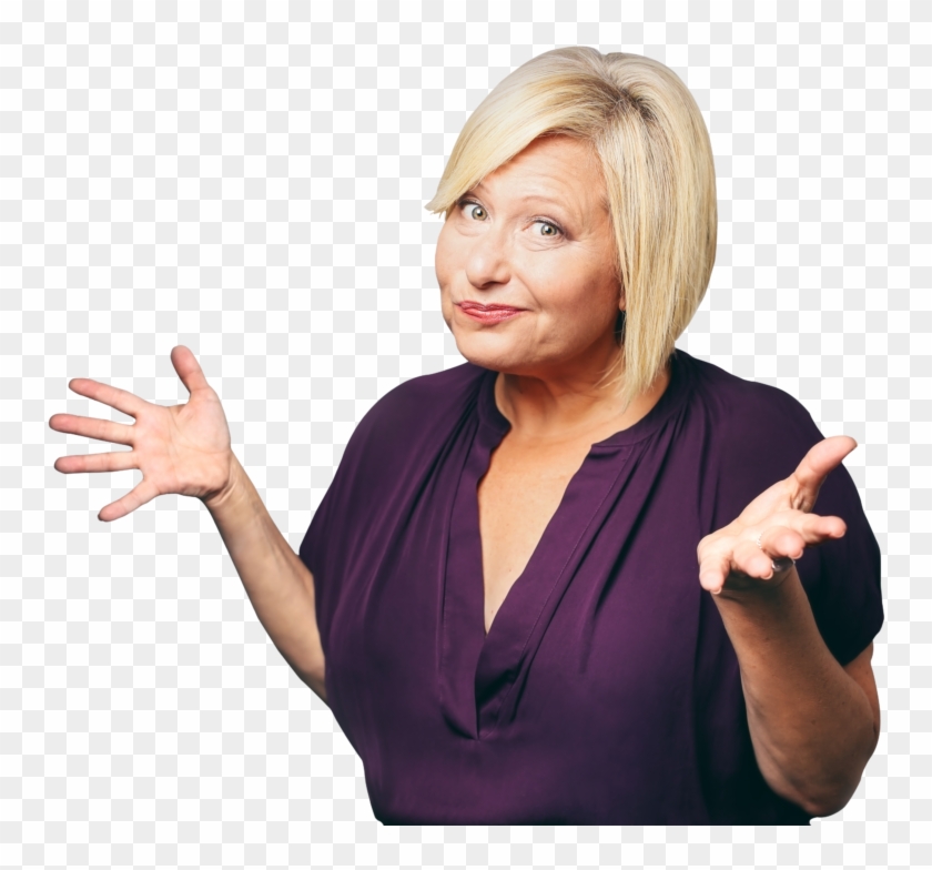 Annoying Bytes - Woman Clipart