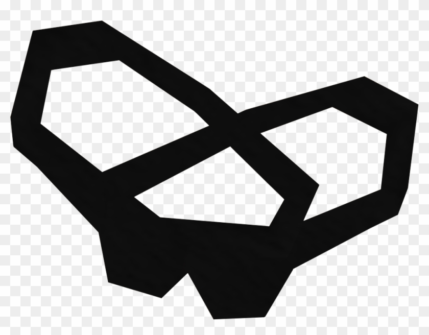 Graphic Black And White Stock Double Eyepatches Runescape - Double Eyepatch Clipart