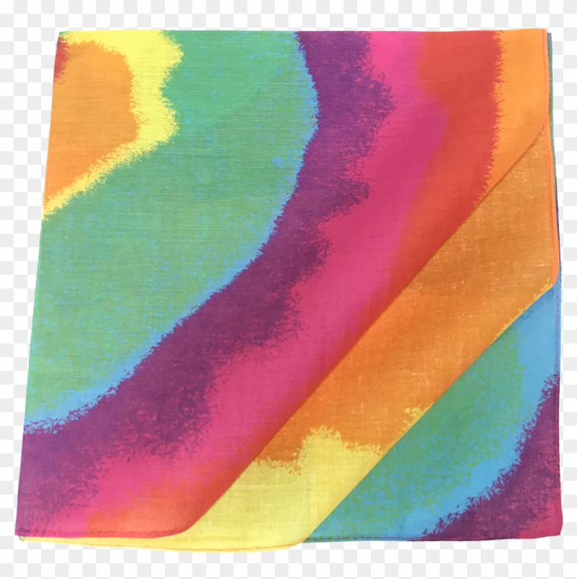 Bandanas Bright Tye-dye - Visual Arts Clipart #4997252