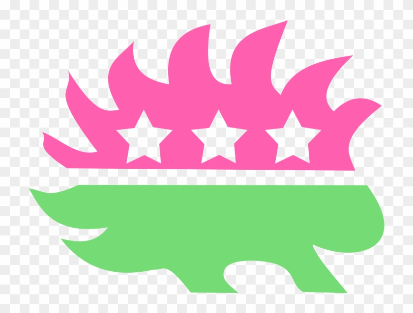 The Transparent Background Of The Liberalist Porcupine - Libertarian Republican Clipart