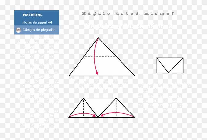 Hojas De Papel Png - Triangle Clipart