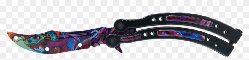 Butterfly Knife Hyper Beast Clipart #4998241