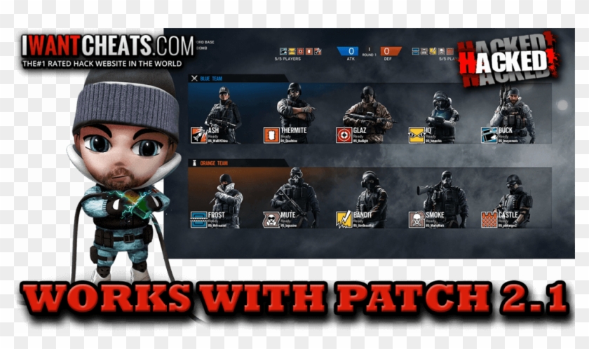 R6s Working With Patch - Rainbow Six Siege Characters Dlc Clipart