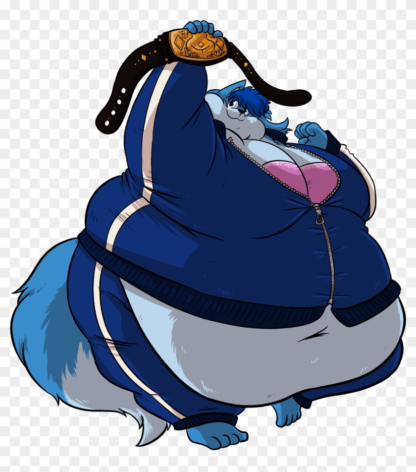 A Champion Belly - Cartoon Clipart