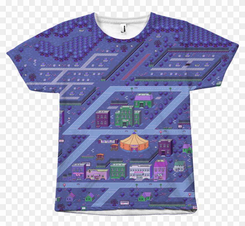 Earthbound Mother 2 Threed Invasion All Over Shirt - Mother 2 Threed Clipart #4999509