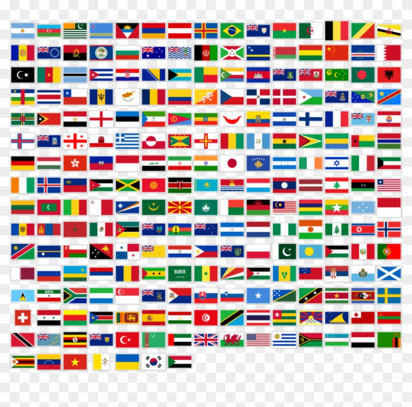 Line Point Flags Of The World - Flags Of The World Clipart