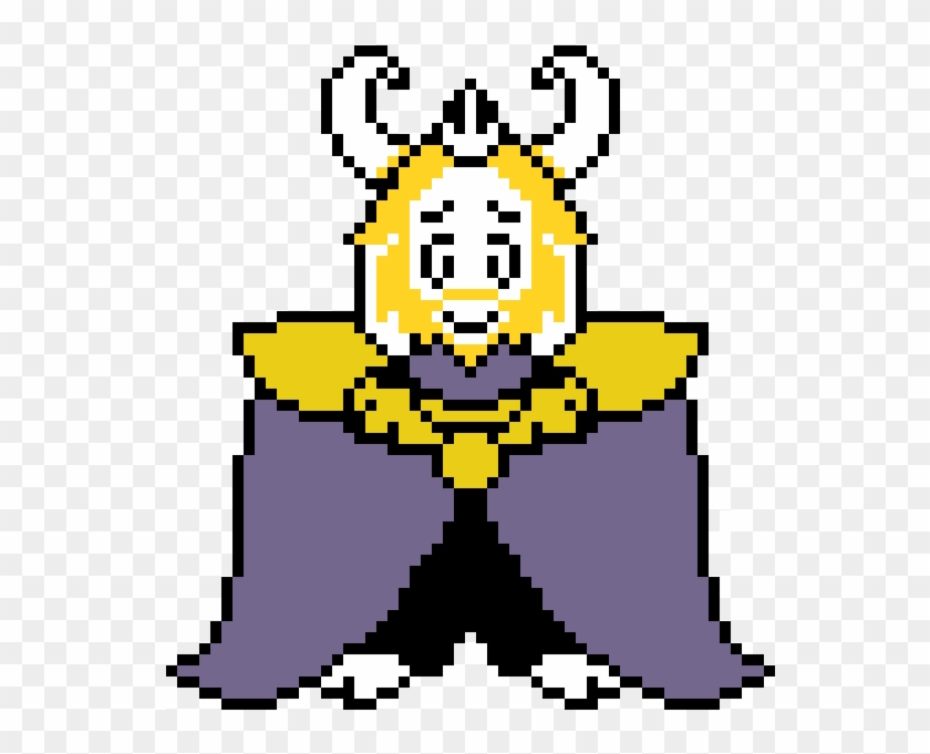 Asgore Sprite - Undertale Asgore Pixel Art Clipart