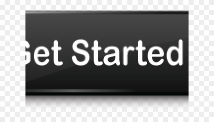 Get Started Now Button Clipart Button Png - Black-and-white Transparent Png #50031