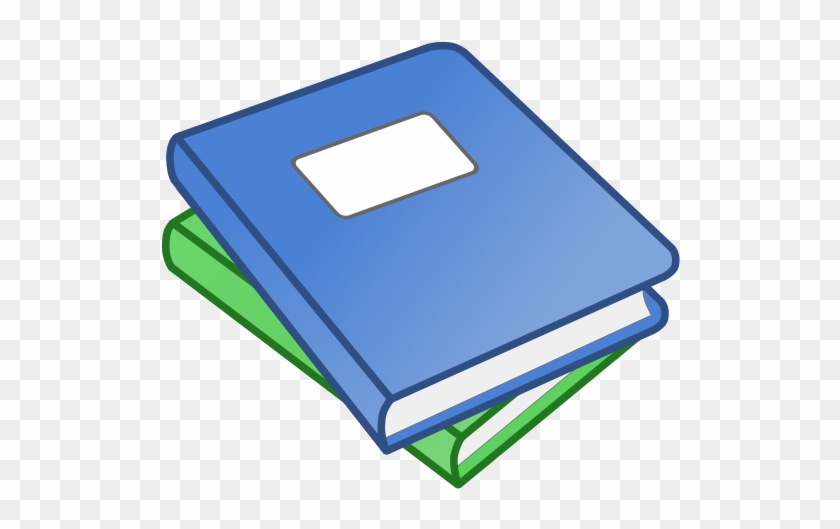 Stack Of Two Books - 2 Books Clipart - Png Download