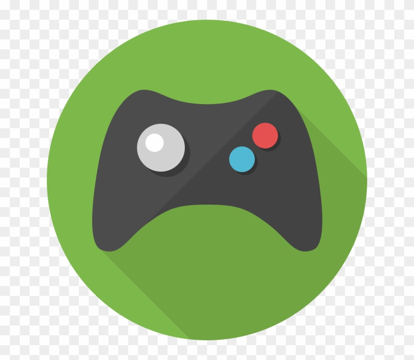 Games Icon Circle Png , Png Download - Video Game Clipart