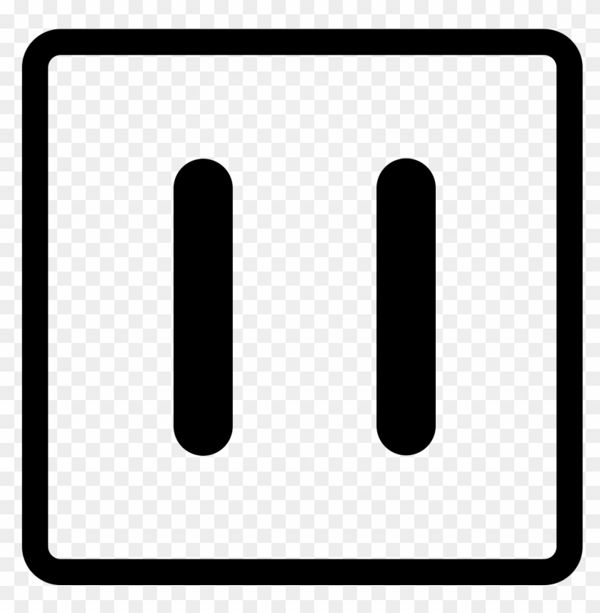 Transparent Pause Button Png Clipart