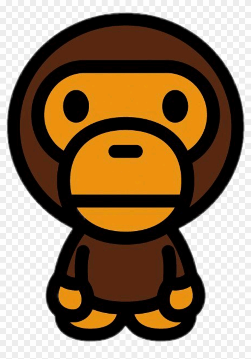 Monke Sticker - Baby Milo Shirt Bape Clipart