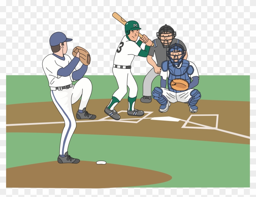Big Image - Clip Art Baseball Game - Png Download