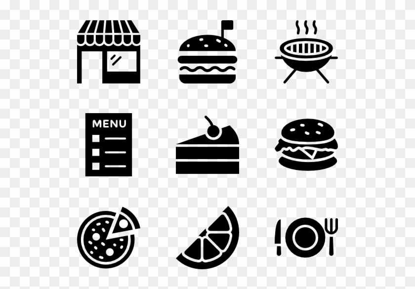 Food Icon Png - Transparent Background Food Icons Clipart