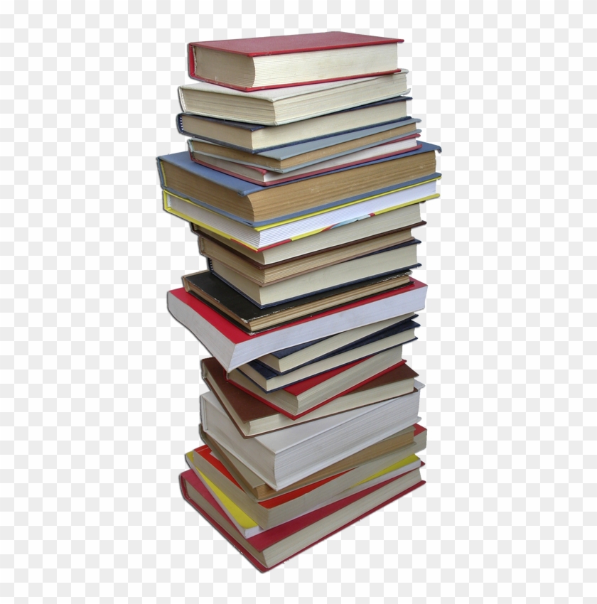 Picture - Stack Of Books Transparent Background Clipart