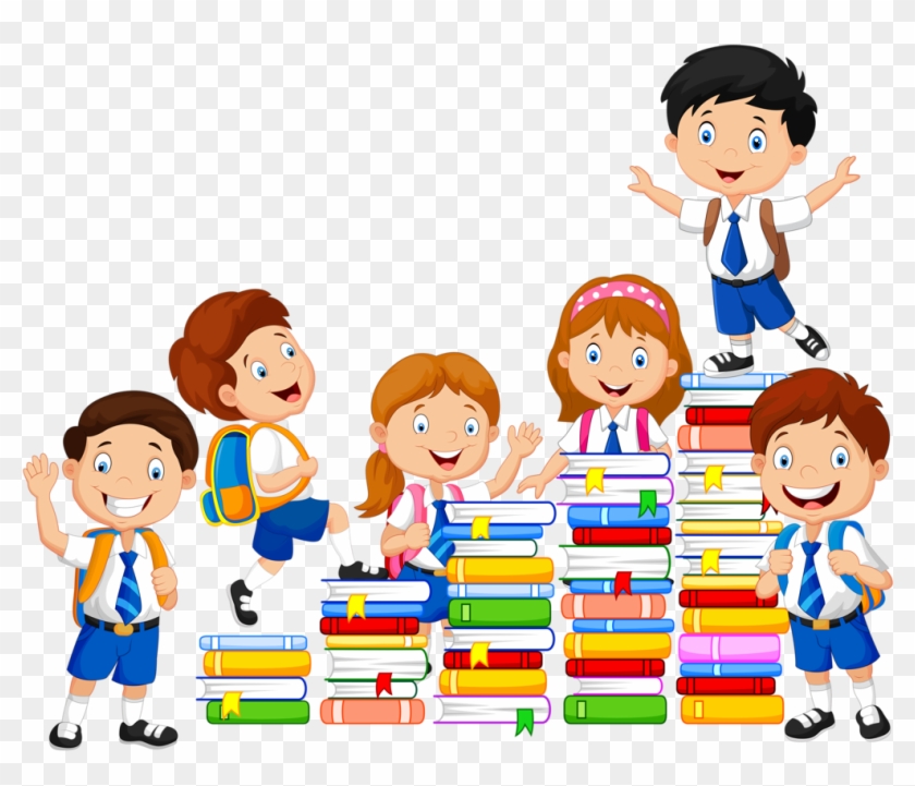 Book Clip Art - Professora E Alunos Desenho - Png Download