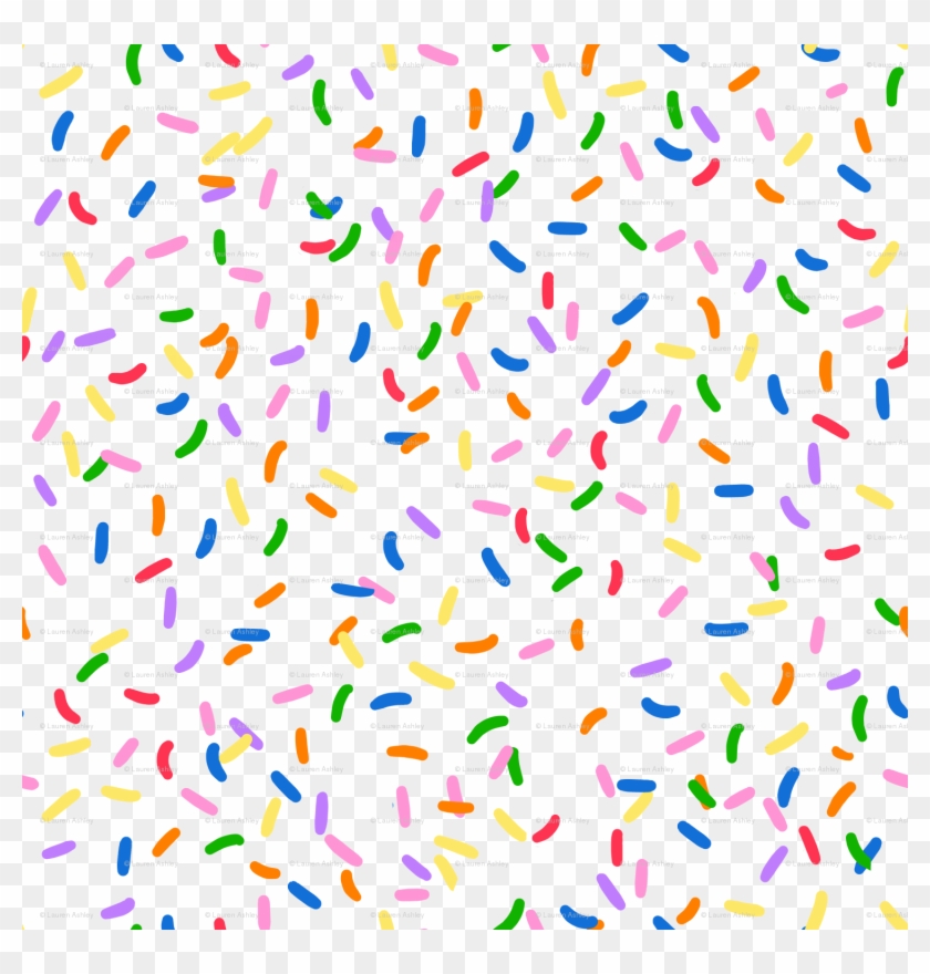Vector Royalty Free Stock Patterns Transparent Rainbow - Rainbow Sprinkles Pattern Clipart #50966