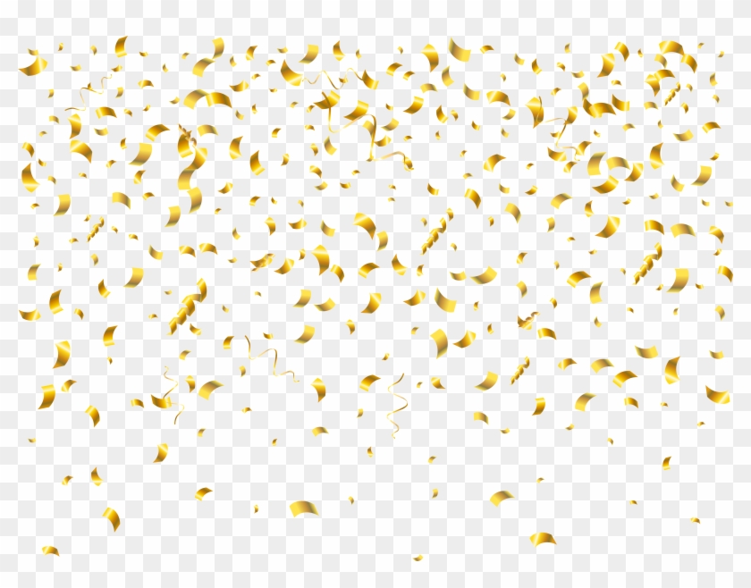 Gold Confetti Transparent Clipart Images Png Images - Transparent Background Confetti Gifs #51046