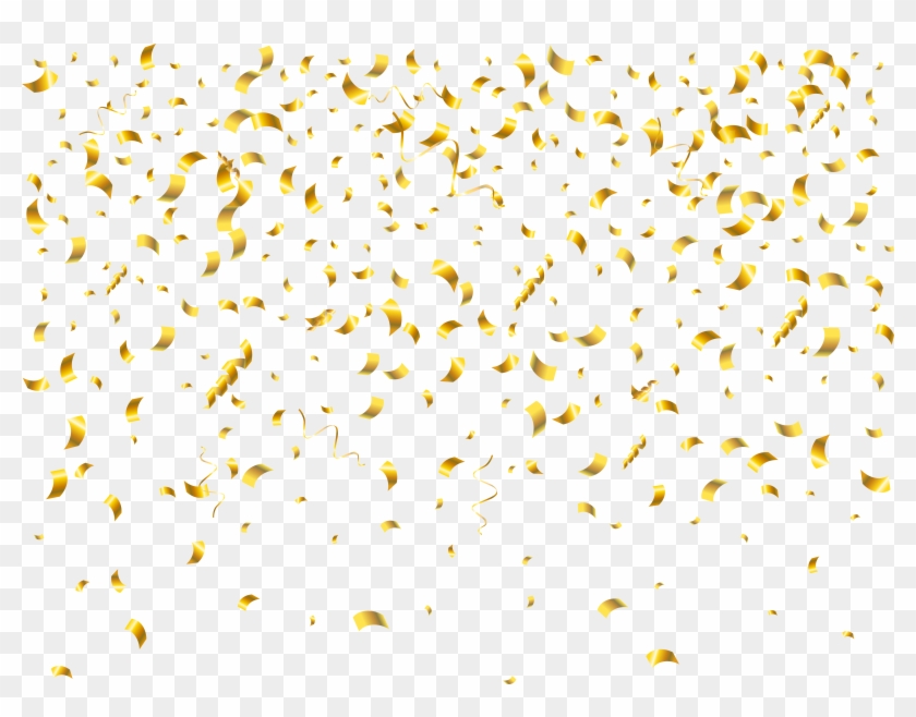 Gold Confetti Transparent Clipart Images Png Images - Transparent Background Confetti Gifs