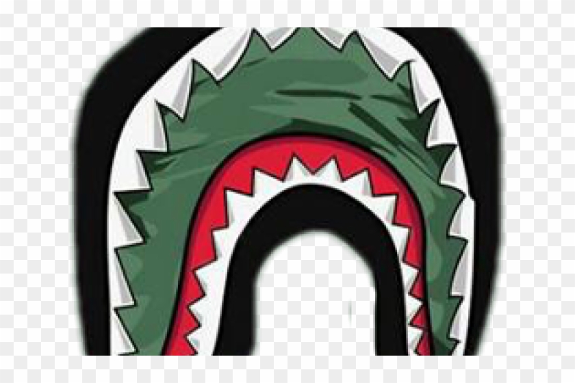 Gucci Clipart Bape - Transparent Shark Bape Logo - Png Download