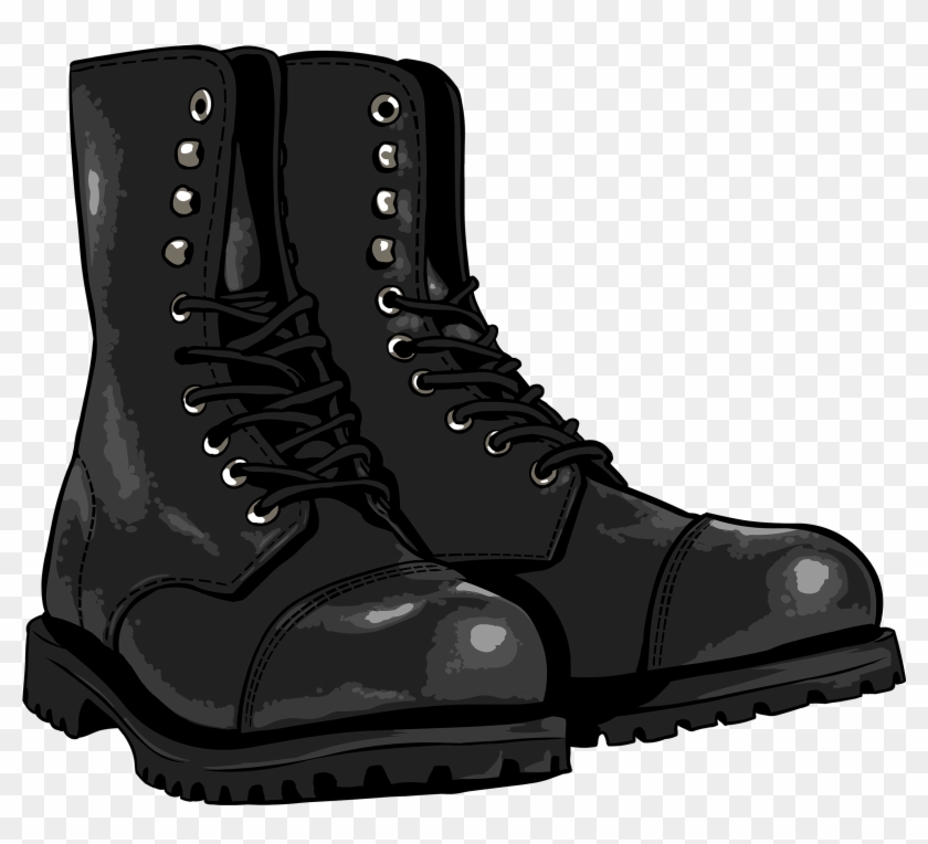Black Boots Png Image - Boot Clipart