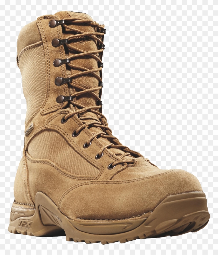 Danner Desert Tfx Rough Out Boots Png Image - Military Boots Png Clipart #51332