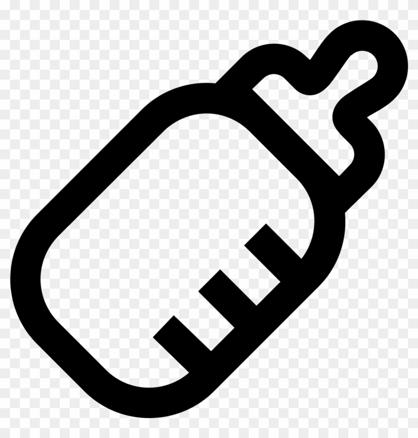 Its A Baby Bottle - Baby Foot Blue Icon Clipart #51453