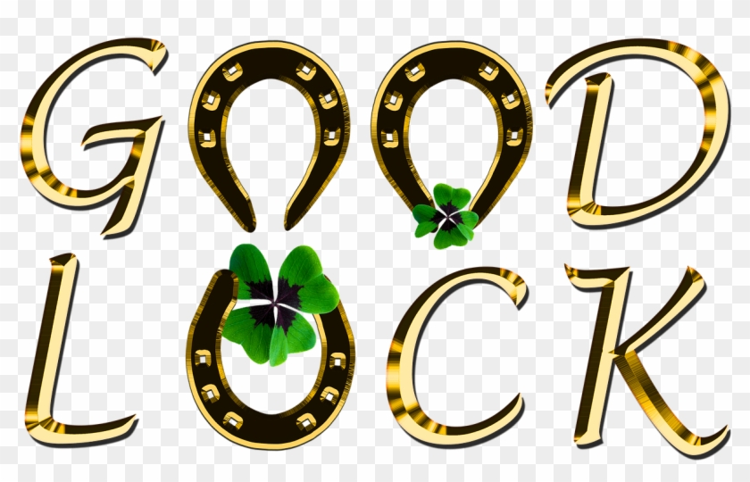 Good Luck Golden Symbol - Good Luck Happy Saint Patrick's Day Clipart