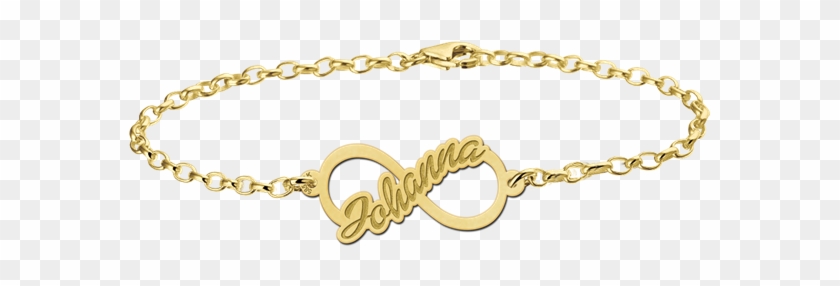 Gold Bracelet Name With Infinity Clipart #51754