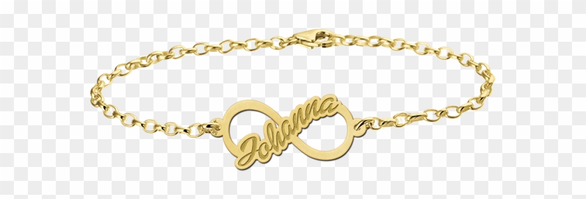 Gold Bracelet Name With Infinity Clipart
