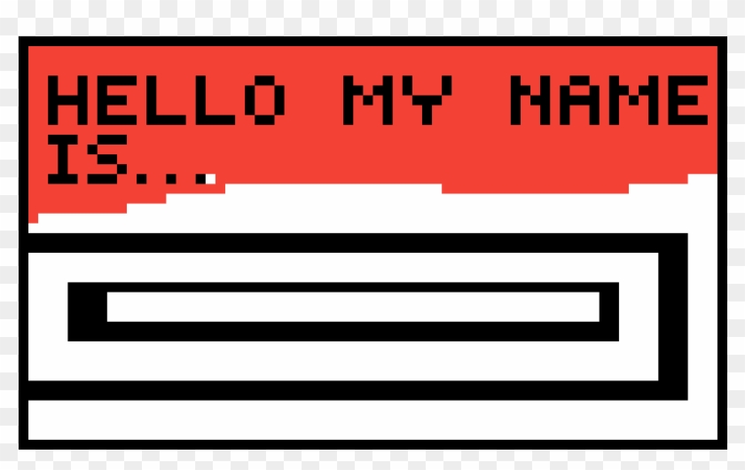 Hello My Name Is - Game Over Clipart #51777