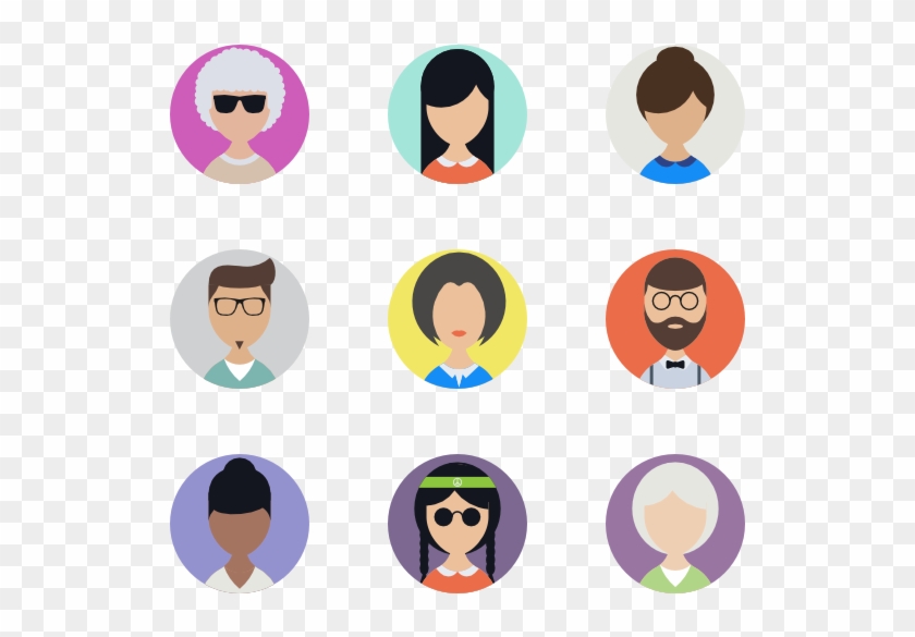 People Avatar Collection - Business People Avatar Png Clipart