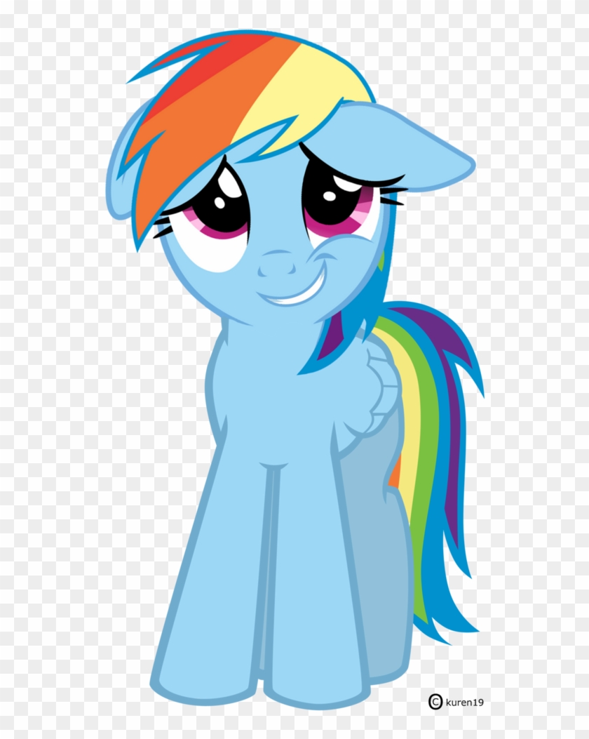 Kuren247, Embarrassed, Rainbow Dash, Safe, Simple Background, - Rainbow Dash Clipart