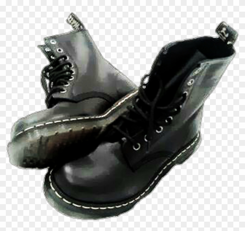 Aesthetic Png Polyvore Boots Shoes Black - Polyvore Png Clipart