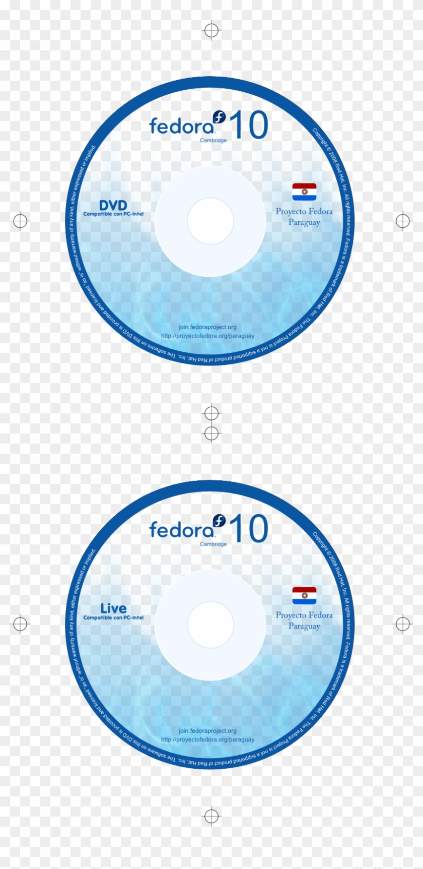 Fedora10 Cd Dvd Paraguay Final - Al Azhar Bintaro Clipart