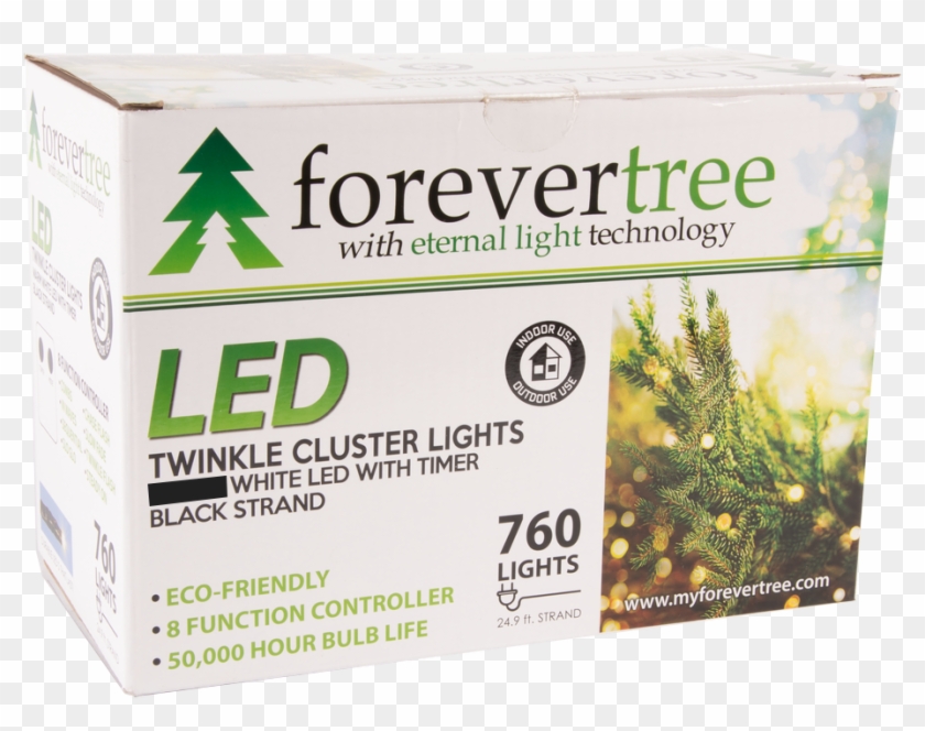 Forevertree 760 Led Twinkle Cluster White Lights With - Horsetail Clipart #52756