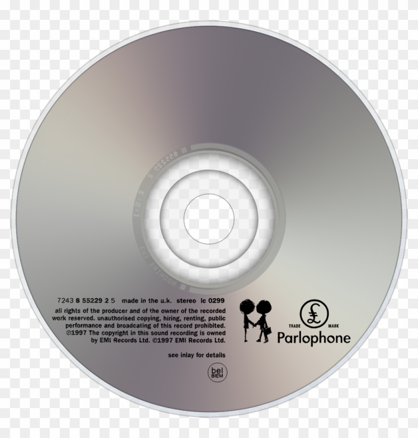 Compact Cd, Dvd Disk Png Image - Radiohead Ok Computer Disc Clipart