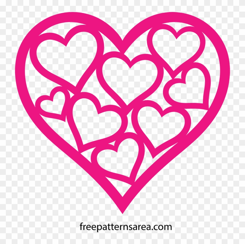 Silhouette Love Heart Cricut Svg Print Symbol - Heart Silhouette Clipart #52966