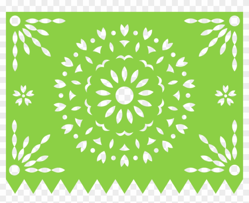 Thanksgiving In Spanish Class - Clipart Mexican Paper Banner - Png Download