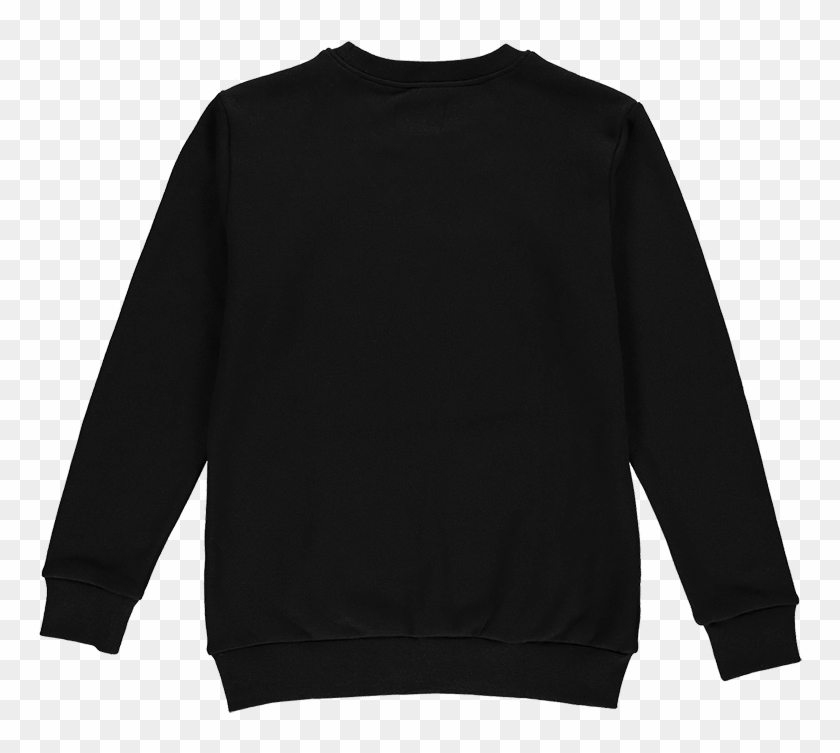 Black Sweater Png - Nike Swoosh Crew Neck Clipart #53225