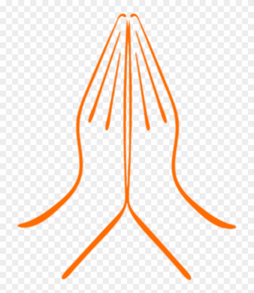Praying Hands Yoga Logo Design Png Image Clipart
