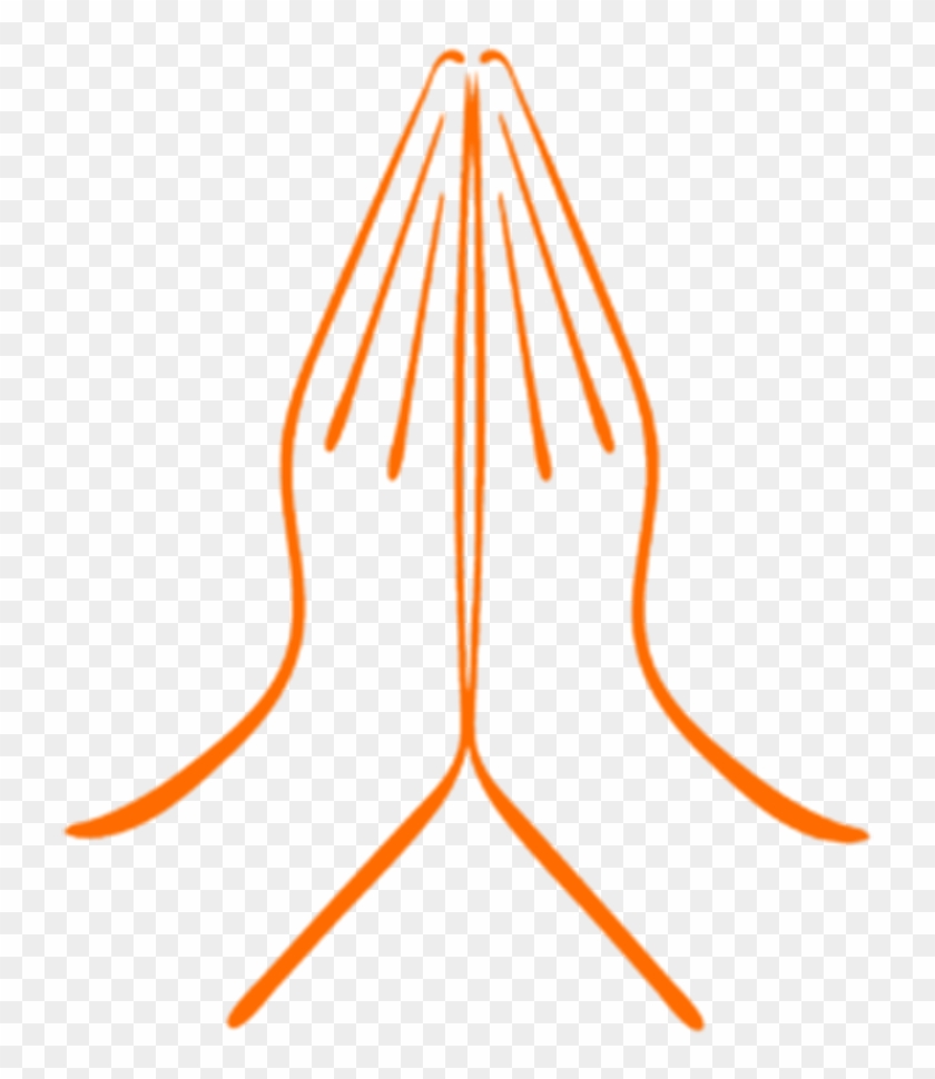 Praying Hands Yoga Logo Design Png Image Clipart #53338