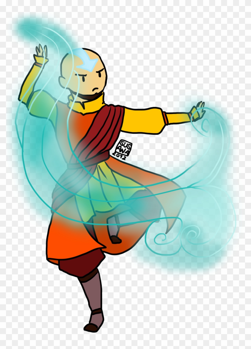 Fire Aang Avatar Water Earth Atla Nick Air Legend Of Clipart