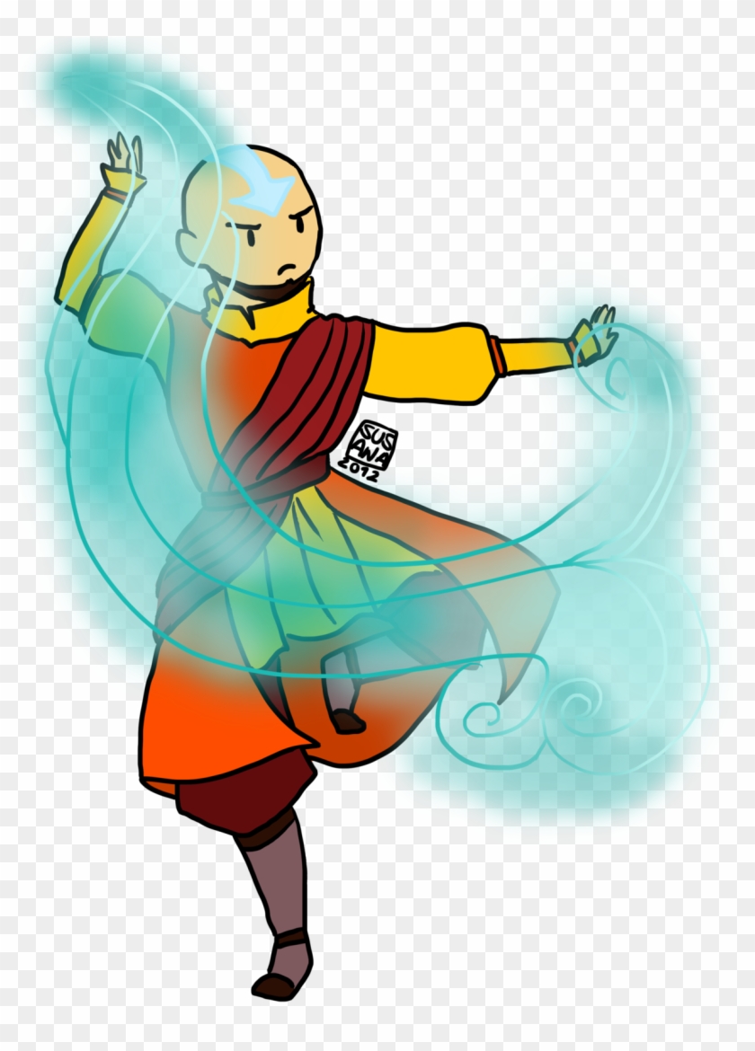 Fire Aang Avatar Water Earth Atla Nick Air Legend Of Clipart #53398