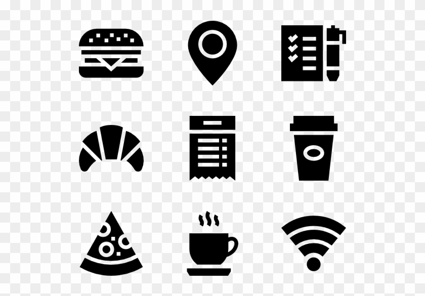 Cafe - Date Time Venue Icon Clipart #53445