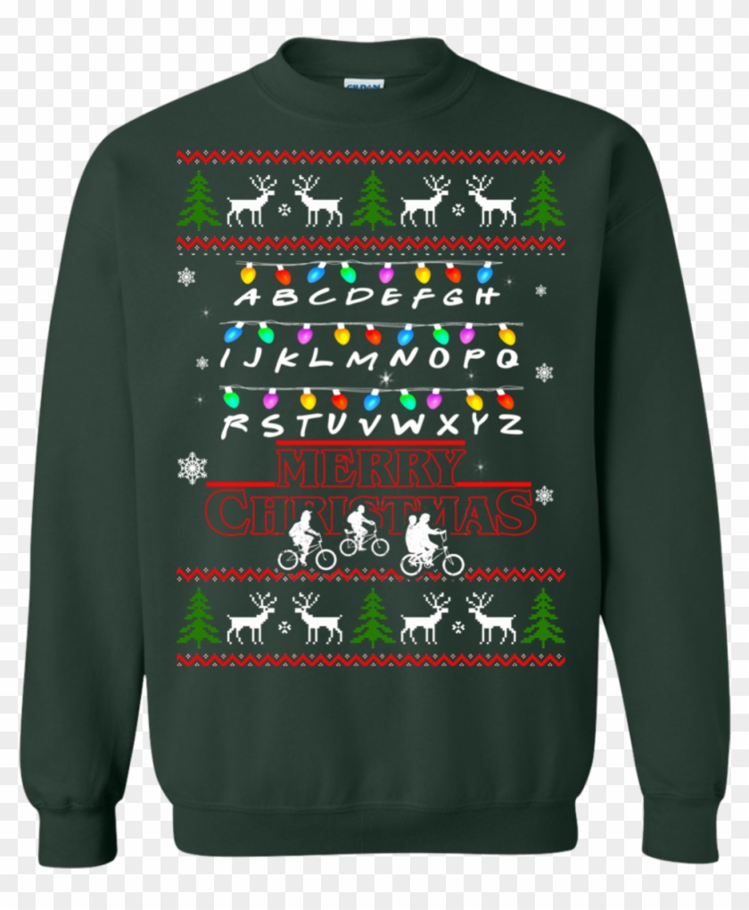 Stranger Things Merry Christmas Ugly Sweater Clipart #53660